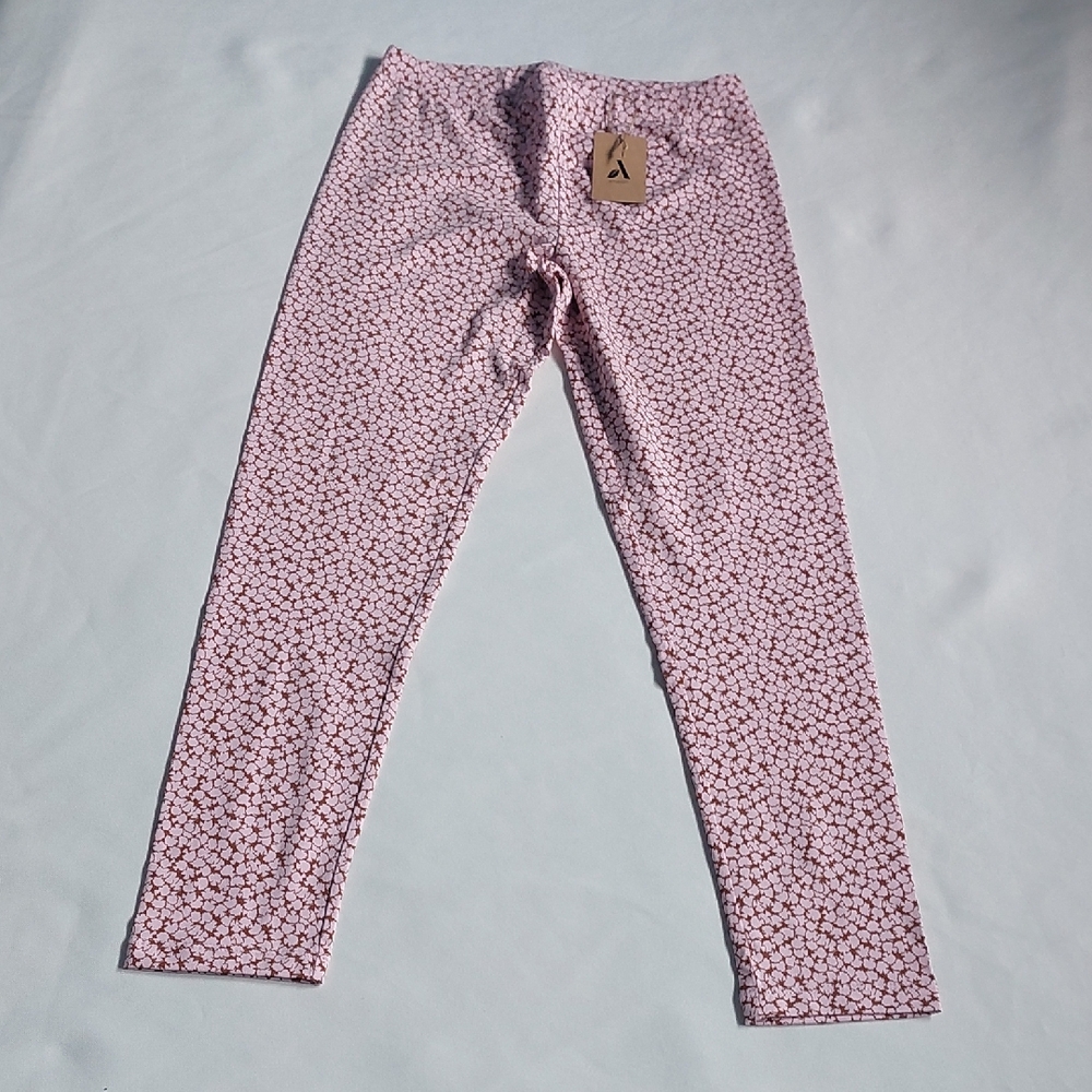 Amazon Girls Pink Leggings Stretchy Bottoms Size XL 12